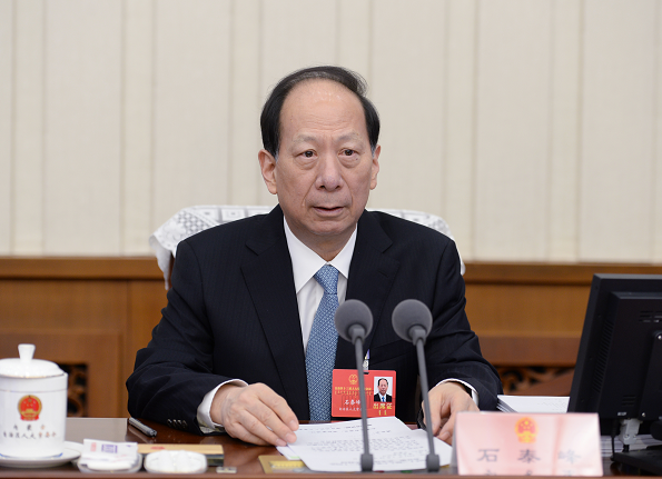 自治区十三届人大常委会第三十四次会议开幕石泰峰主持