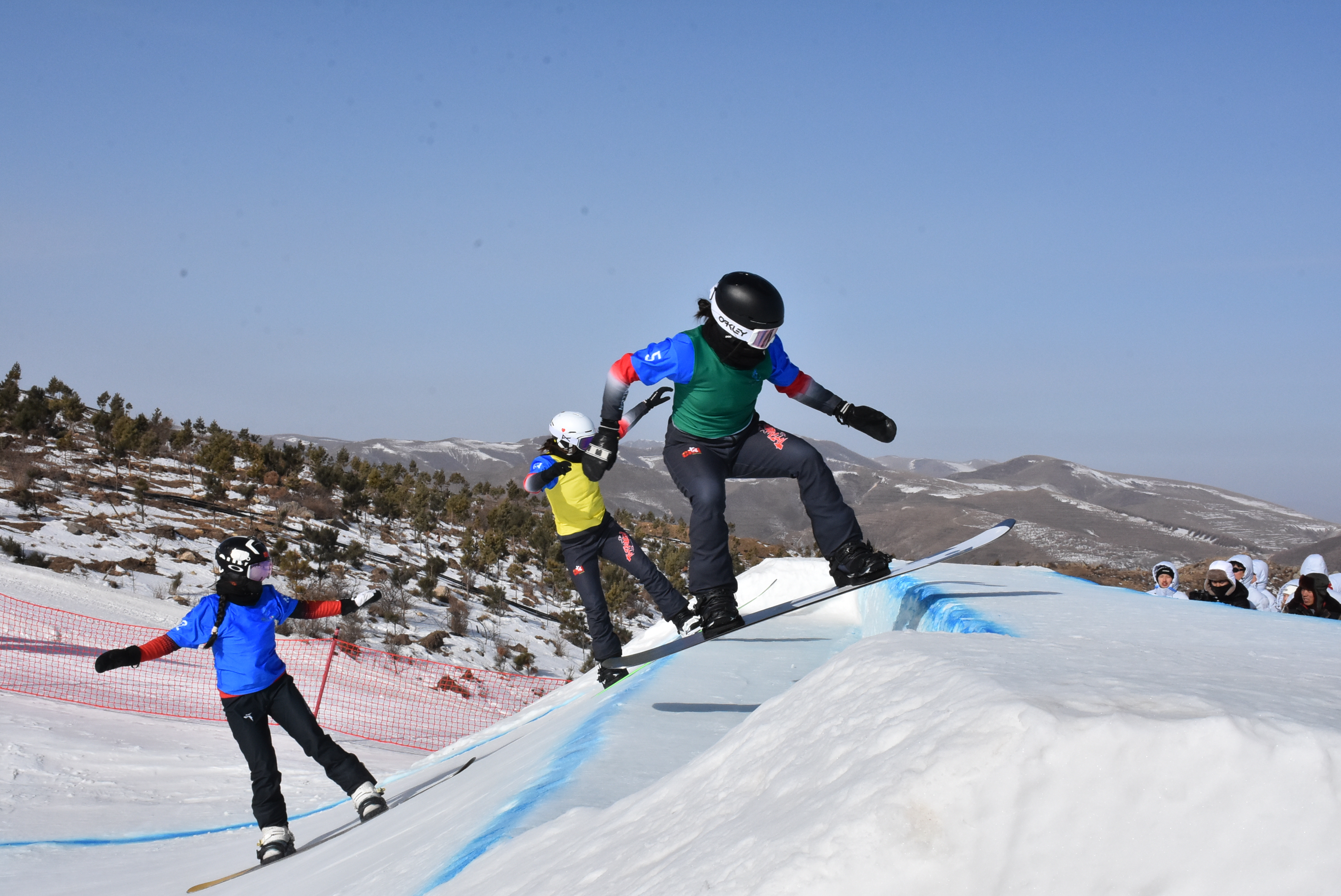 届全国冬季运动会乌兰察布凉城赛区单板滑雪障碍追逐内蒙古代表队李柯